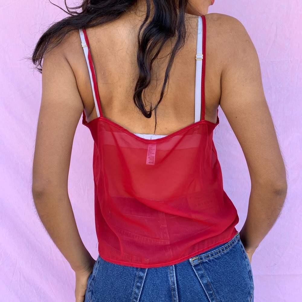 Chiffon American Apparel Cami Top - Picture 3 of 10